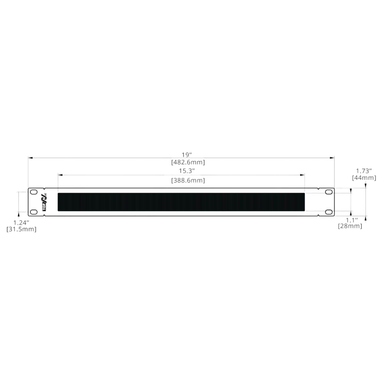 panneau-passe-cable-balai-19-1u-topnet-tpn-pc-b1