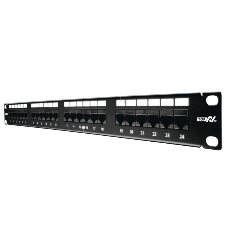 panneau-brassage-cat6-24-ports-utp-180-1u-topnet-tpn-pb246u