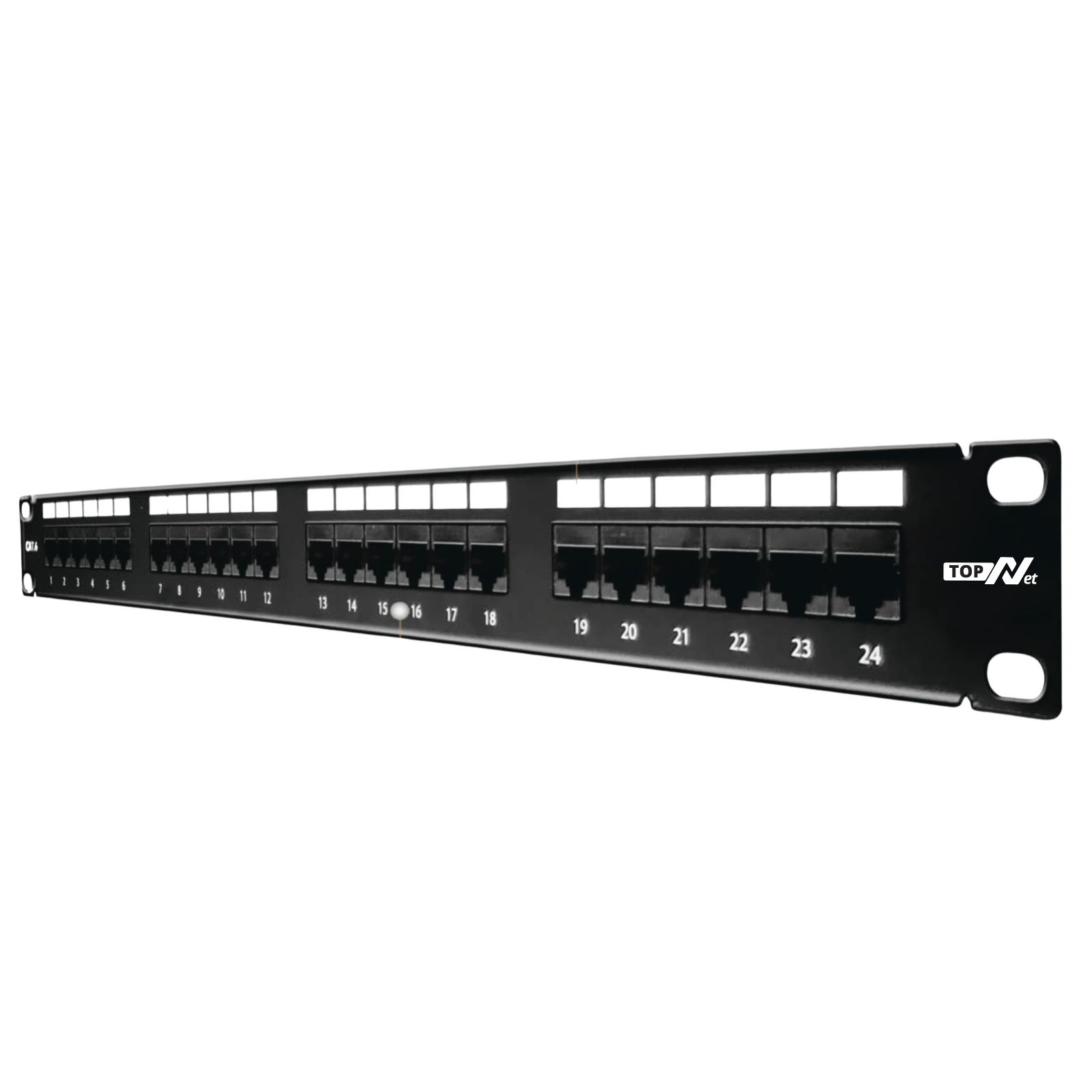 panneau-brassage-cat6-24-ports-utp-180-1u-topnet-tpn-pb246u